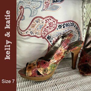 *EUC*  kelly & katie slingback heels